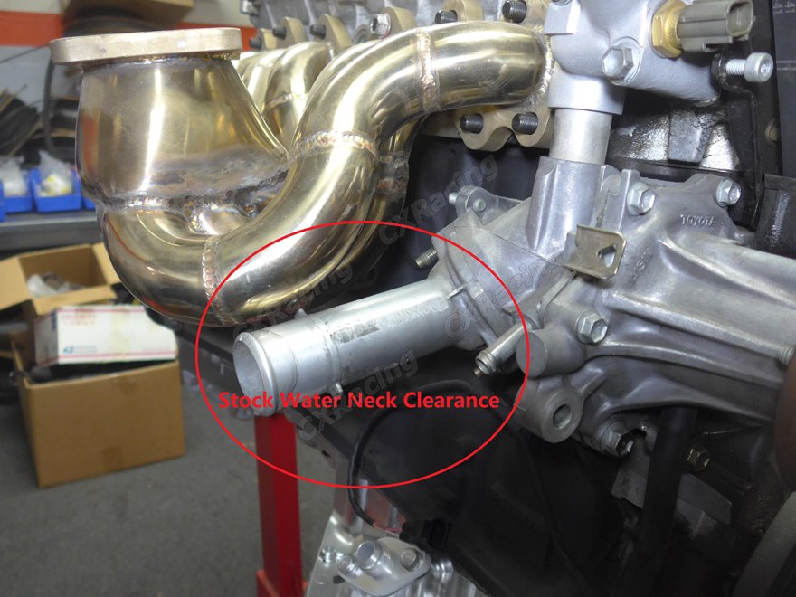 Water Neck Outlet Pipe Thermostat Housing for 1JZ 2JZGTE 2JZGTE SS Cast