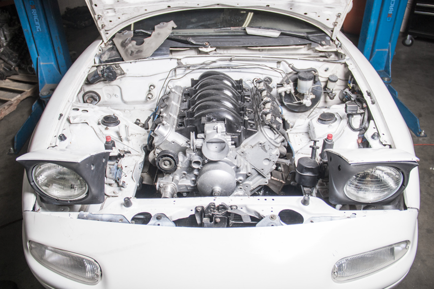 CX Racing NA Miata MX5 Chevrolet LS Engine Swap kit GUMOTORSPORT