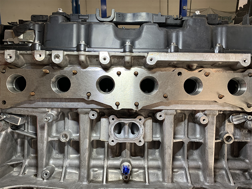 304 Stainless Engine Exhaust Flange for BMW N54 335i 335is E90 E92 CNC Cut