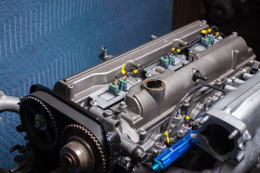 LQ9 Ignition Coil Packs Bracket Wire Harness Kit For 2JZ-GTE 2JZGTE Engine