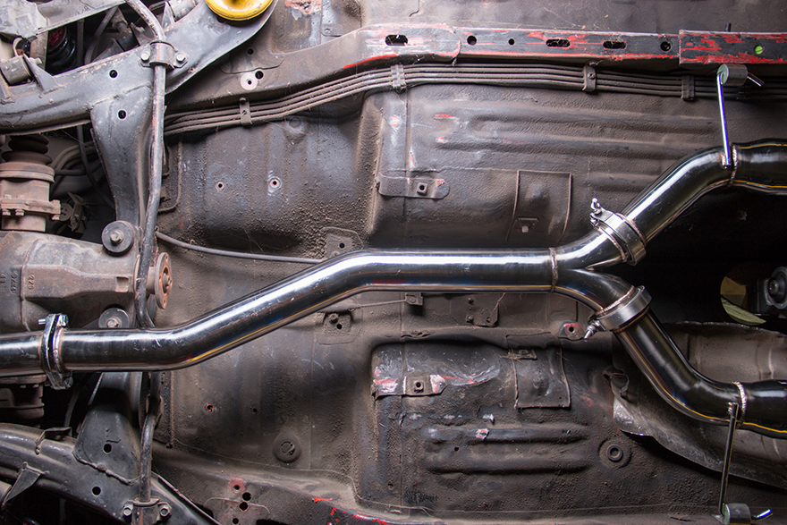 New Version Headers + Y Exhaust Pipes For 240SX S13/S14 LS1 LS Engine