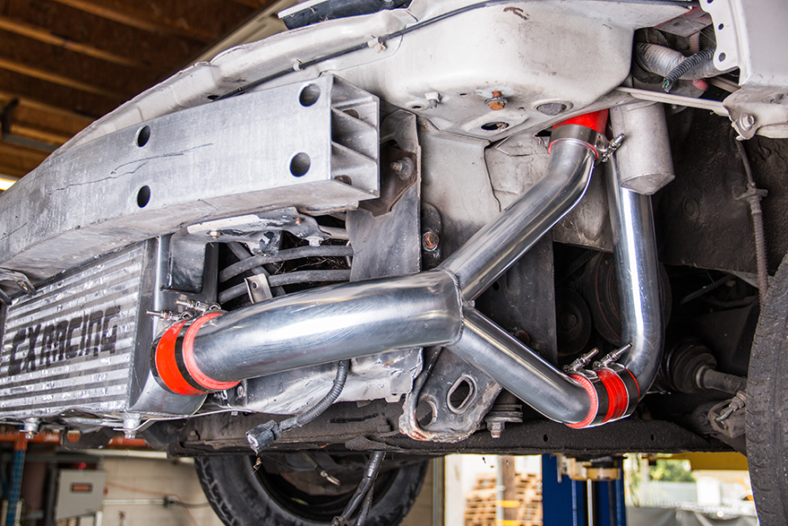 Front Mount Intercooler Kit + Aluminum Air Pipe For 3000GT VR4 VR4 Stealth