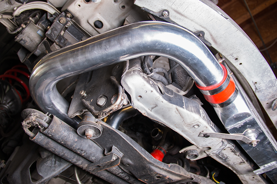 Front Mount Intercooler Pipe Tube Kit + Aluminum Air Pipe For 3000GT VR