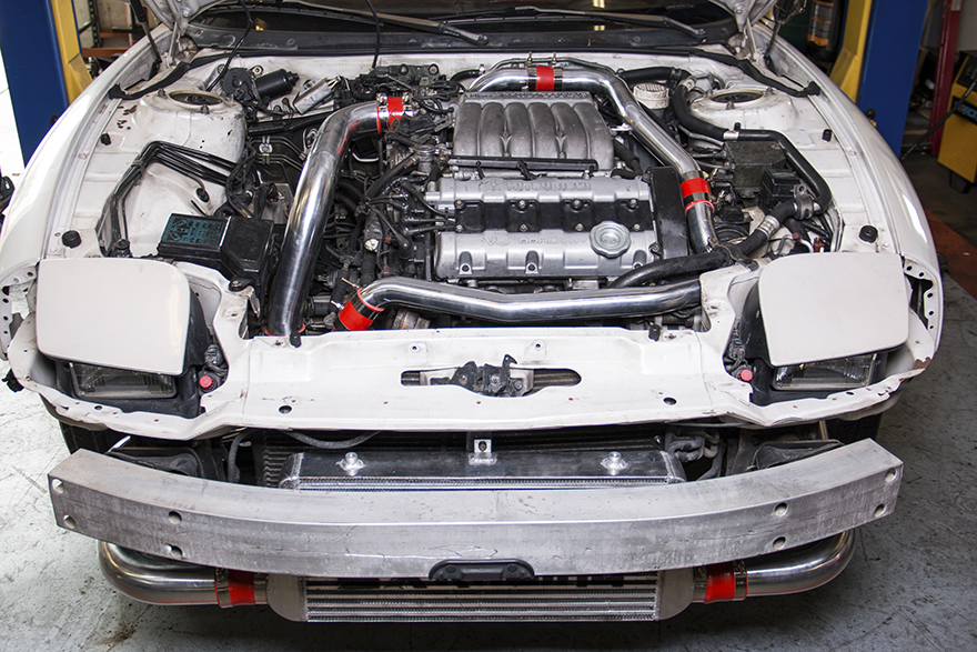 Front Mount Intercooler Kit + Aluminum Air Pipe For 3000GT VR4 VR4 Stealth