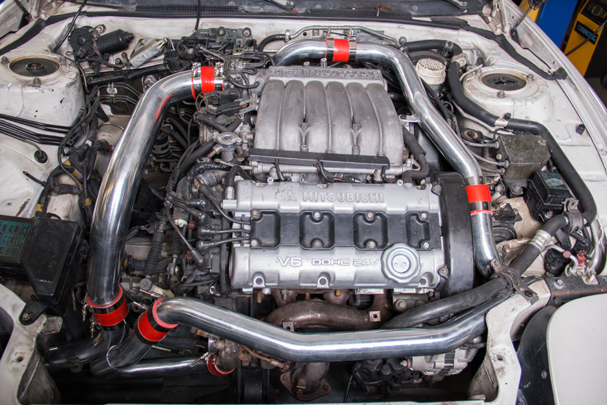 Front Mount Intercooler Kit + Aluminum Air Pipe For 3000GT VR4 VR4 Stealth