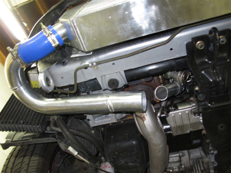 Front Mount Intercooler Piping Pipe Tube Kit + BOV + Turbo Intake For 0507 Lancer EVO 9 IX Bolt on