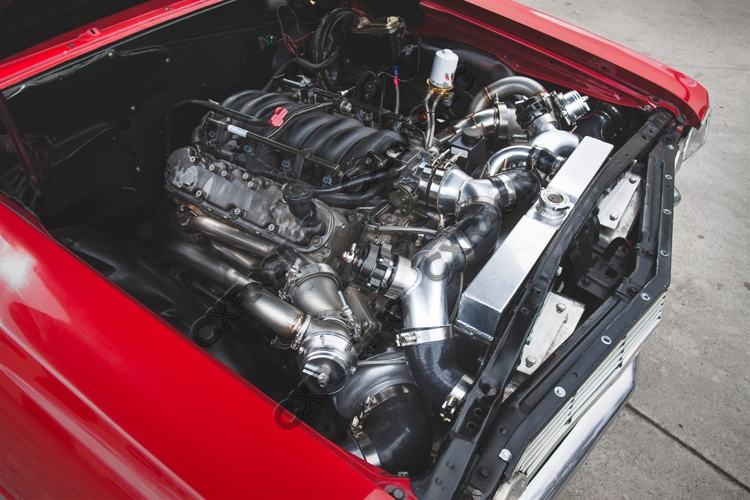 Intercooler Piping Pipe Tube BOV Kit For Chevrolet Chevelle LS1 63 65