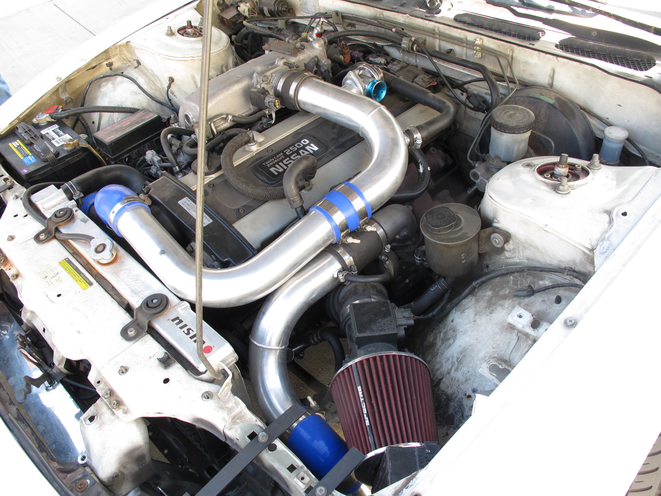 Front Mount Intercooler Piping Pipe Tube Bov Kit For Nissan S13 S14