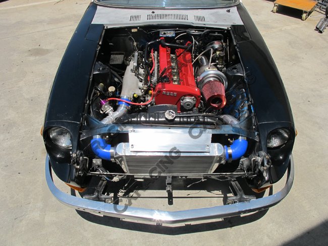 240z Datsun Cxracing Rb26 Turbo Intercooler Kit 280z Swap Downpipe Single 2...