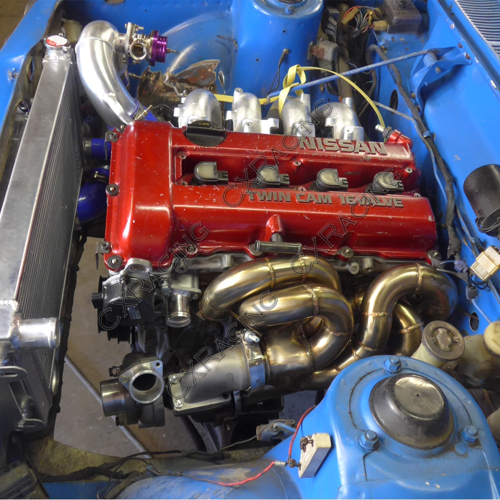 Intercooler Radiator Piping Pipe Tube BOV Kit For Nissan Datsun 510