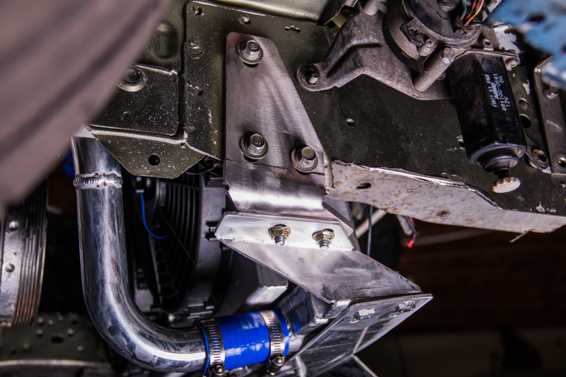 Aluminum Intercooler Radiator Mounting Bracket Kit For 8691 RX7 RX7