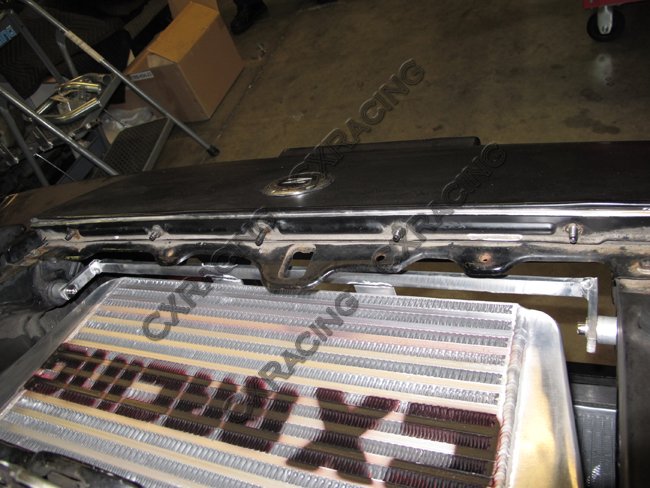 23.5x11x3 V-Mount Turbo Intercooler For 300ZX Z32 Mazda RX-8