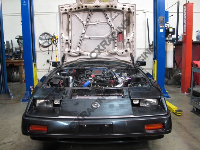 23.5x13x3 V-Mount Turbo Aluminum Intercooler For 300ZX Z32 Mazda RX-8