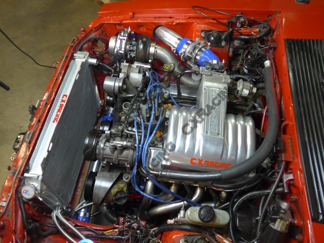 Turbo Header Manifold Downpipe Kit For 79-93 Ford Mustang V8