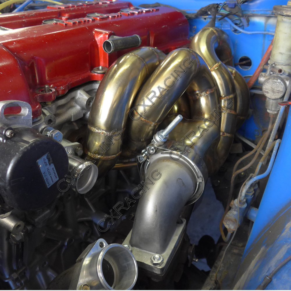 Thick Wall Turbo Manifold For Nissan S13 SR20DET SR20 2.5 Vband Outlet