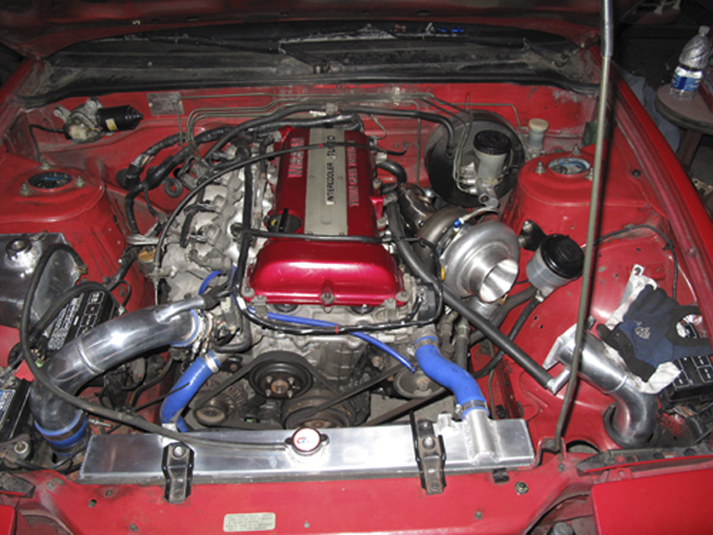 11 Gauge Thick T3 T4 Turbo Top Mount Manifold For 240SX S13 S14 SR20DET