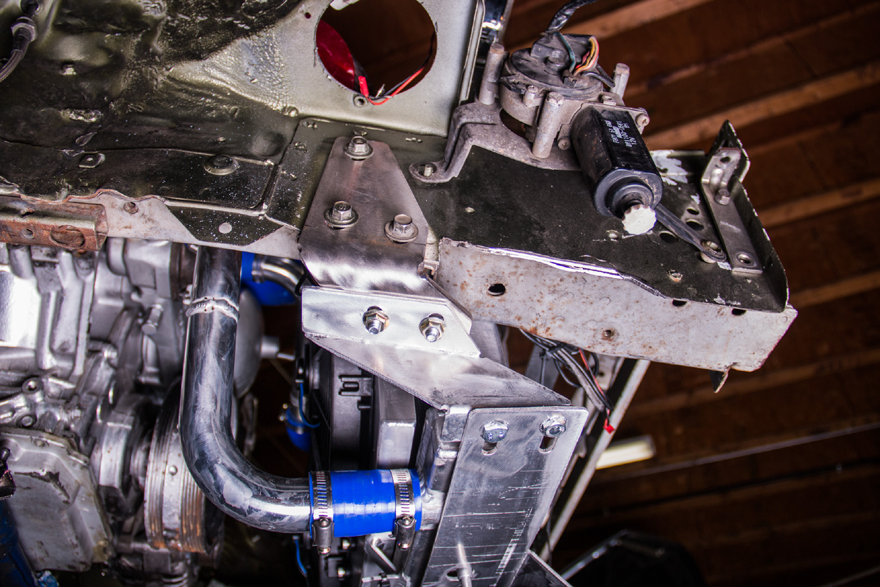 Radiator Pipe Bracket Kit For 86 91 Mazda Rx7 Fc Ls1 Engine