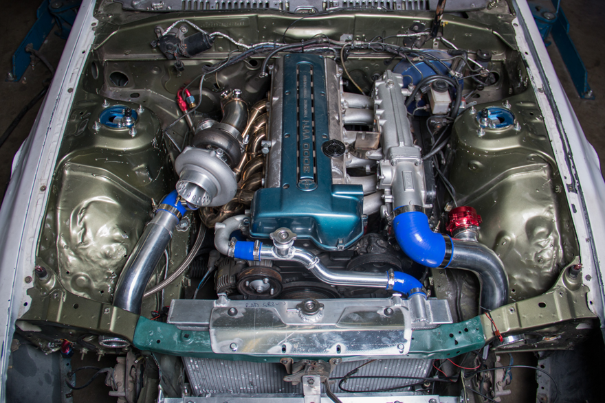 2JZGTE Single Turbo Manifold Downpipe Kit for RX7 FC Swap