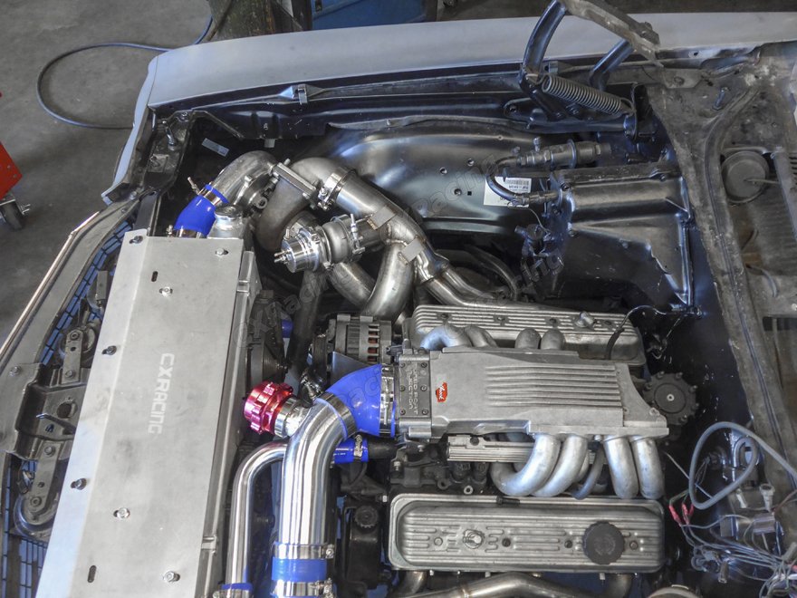 Turbo Header Kit For 6872 Chevrolet Chevelle SBC Small Block Engine