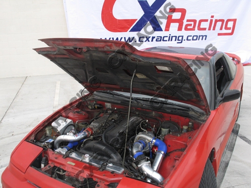 Turbo Intercooler Kit For 90 Nissan S13 240sx With Stock Ka24e Single Cam Engine